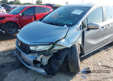 2023 Honda Odyssey Touring from USA, damaged, VIN 5FNRL6H83PB020721